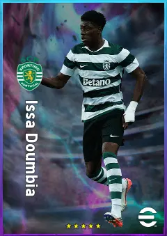 Issa Doumbia eFootball 2026 player card, 79 OVR CMF