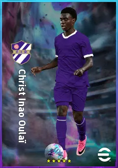 Christ Inao Oulaï eFootball 2026 player card, 80 OVR CMF