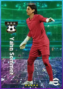 Yann Sommer eFootball 2026 player card, 82 OVR GK
