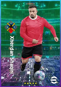 Xherdan Shaqiri eFootball 2026 player card, 79 OVR AMF