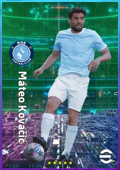 Mateo Kovačić eFootball 2026 player card, 81 OVR CMF