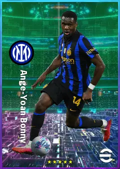 Ange-Yoan Bonny eFootball 2026 player card, 81 OVR CF