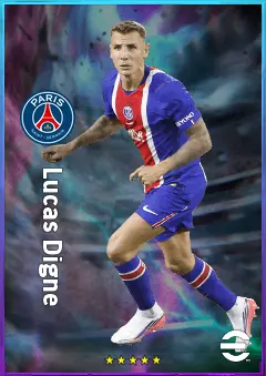 Lucas Digne eFootball 2026 player card, 81 OVR LB
