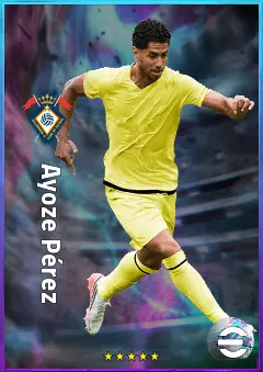 Ayoze Pérez eFootball 2026 player card, 82 OVR CF