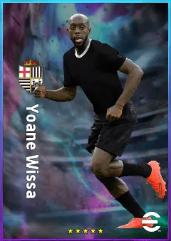 Yoane Wissa eFootball 2026 player card, 80 OVR CF