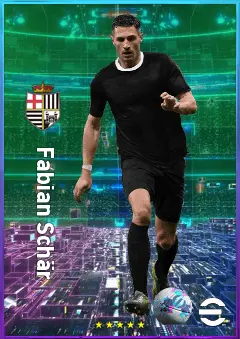 Fabian Schär eFootball 2026 player card, 81 OVR CB