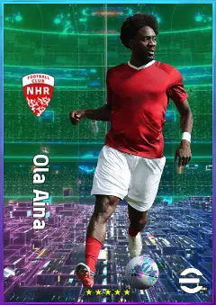 Ola Aina eFootball 2026 player card, 81 OVR RB