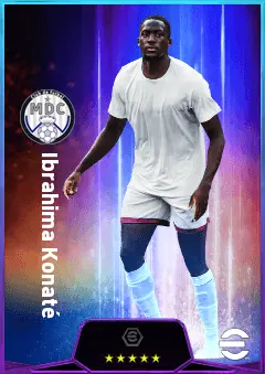 Ibrahima Konaté eFootball 2026 player card, 83 OVR CB
