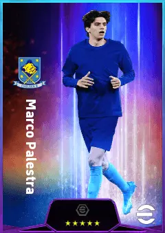 Marco Palestra eFootball 2026 player card, 81 OVR RMF