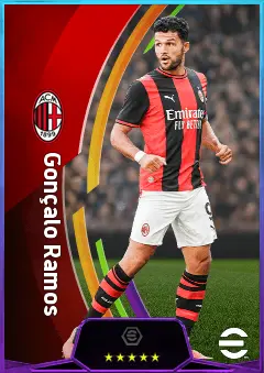 Gonçalo Ramos eFootball 2026 player card, 82 OVR CF