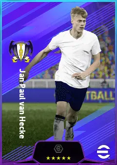 Jan Paul van Hecke eFootball 2026 player card, 83 OVR CB