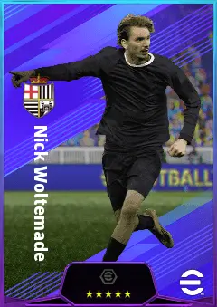 Nick Woltemade eFootball 2026 player card, 83 OVR CF