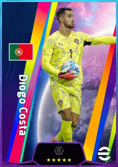 Diogo Costa eFootball 2026 player card, 83 OVR GK