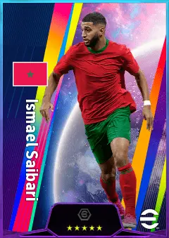 Ismael Saibari eFootball 2026 player card, 82 OVR CF