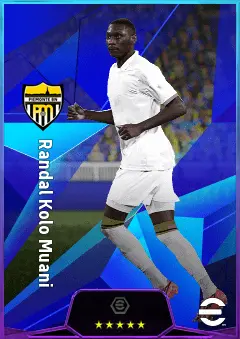 Randal Kolo Muani eFootball 2026 player card, 82 OVR CF