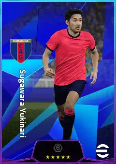 Sugawara Yukinari eFootball 2026 player card, 81 OVR RB