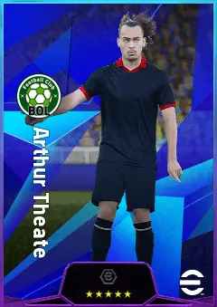 Arthur Theate eFootball 2026 player card, 82 OVR CB