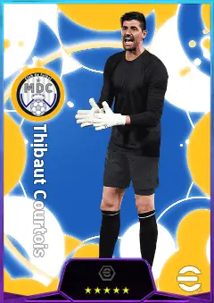 Thibaut Courtois eFootball 2026 player card, 85 OVR GK