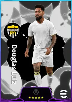 Douglas Luiz eFootball 2026 player card, 82 OVR CMF