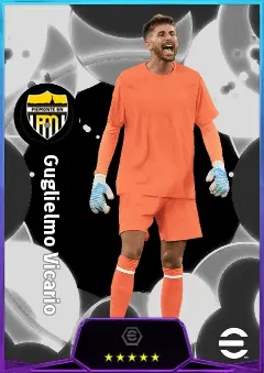 Guglielmo Vicario eFootball 2026 player card, 82 OVR GK