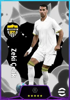 Zeki Çelik eFootball 2026 player card, 82 OVR RB