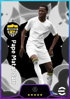Pape Matar Sarr eFootball 2026 player card, 81 OVR CMF