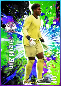 Suzuki Zion eFootball 2026 player card, 82 OVR GK