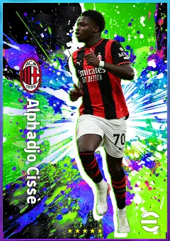 Alphadjo Cissè eFootball 2026 player card, 78 OVR AMF