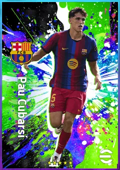 Pau Cubarsí eFootball 2026 player card, 83 OVR CB
