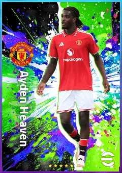 Ayden Heaven eFootball 2026 player card, 80 OVR CB