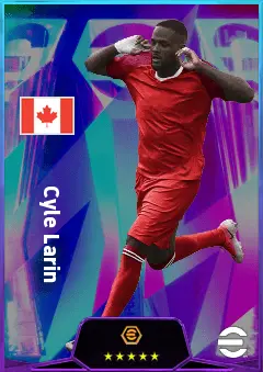 Cyle Larin eFootball 2026 player card, 80 OVR CF