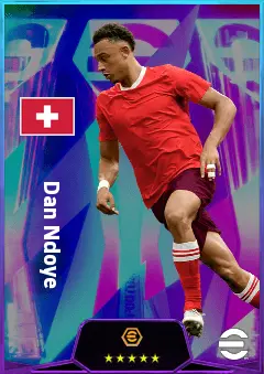 Dan Ndoye eFootball 2026 player card, 81 OVR RMF
