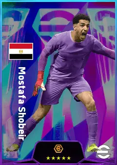 Mostafa Shobeir eFootball 2026 player card, 80 OVR GK