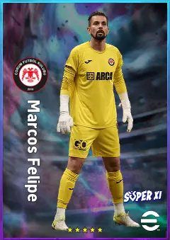 Marcos Felipe eFootball 2026 player card, 80 OVR GK