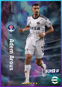 Adem Arous eFootball 2026 player card, 78 OVR CB