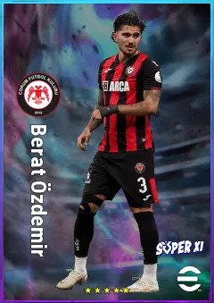 Berat Özdemir eFootball 2026 player card, 79 OVR DMF