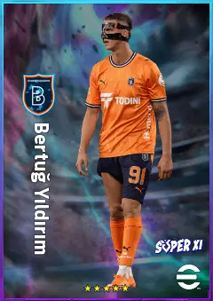 Bertuğ Yıldırım eFootball 2026 player card, 80 OVR CF