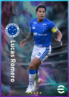 Lucas Romero eFootball 2026 player card, 80 OVR DMF