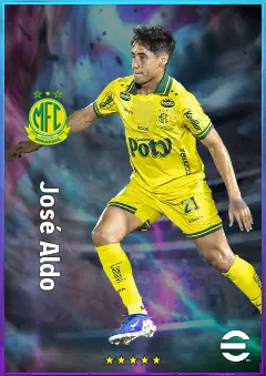 José Aldo eFootball 2026 player card, 80 OVR AMF