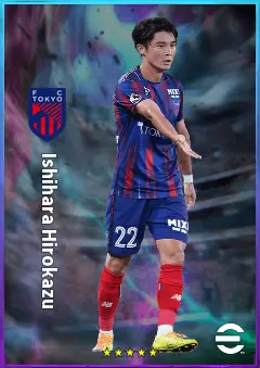 Ishihara Hirokazu eFootball 2026 player card, 79 OVR RB