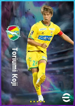 Toriumi Koji eFootball 2026 player card, 78 OVR CB