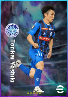 Torikai Yoshiki eFootball 2026 player card, 78 OVR SS