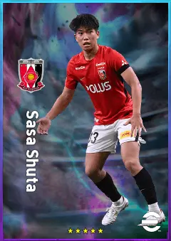 Sasa Shuta eFootball 2026 player card, 77 OVR DMF