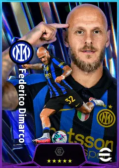 Federico Dimarco eFootball 2026 player card, 83 OVR LMF