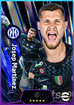 Josep Martínez eFootball 2026 player card, 82 OVR GK