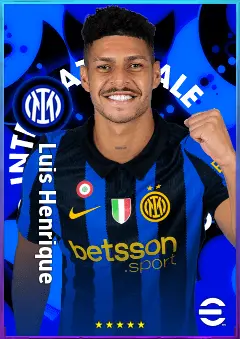 Luis Henrique eFootball 2026 player card, 93 OVR RB