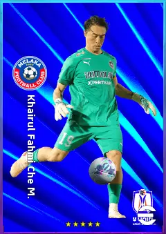 Khairul Fahmi Che M. eFootball 2026 player card, 76 OVR GK