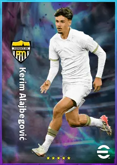 Kerim Alajbegović eFootball 2026 player card, 79 OVR LWF