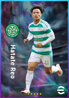Hatate Reo eFootball 2026 player card, 80 OVR CMF