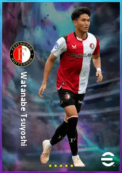 Watanabe Tsuyoshi eFootball 2026 player card, 81 OVR CB